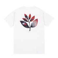 Magenta Surreal Plant Tee (White)