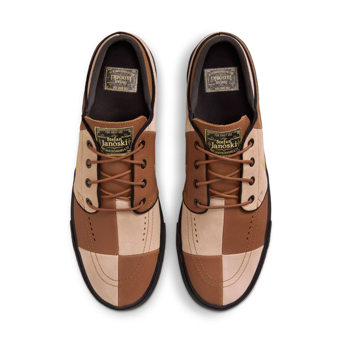 Nike SB Zoom Janoski OG+ Premium (Light British Tan / Saturn Gold / Hemp / Black)