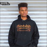 THRASHER RICHTER HOOD (BLACK)