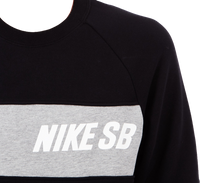 Nike SB Everett Crew Top (Black / Dark Heather Gray)