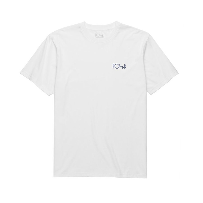 POLAR SKATE CO. T-SHIRT MAN WITH DOG TEE 1 (WHITE)
