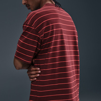 Nike SB Stripe Tee (Dark Team Red)