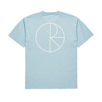 POLAR SKATE CO. T-SHIRT STROKE LOGO TEE (LIGHT BLUE)