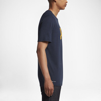 Nike SB Logo T-Shirt (Obsidian / Tour Yellow)