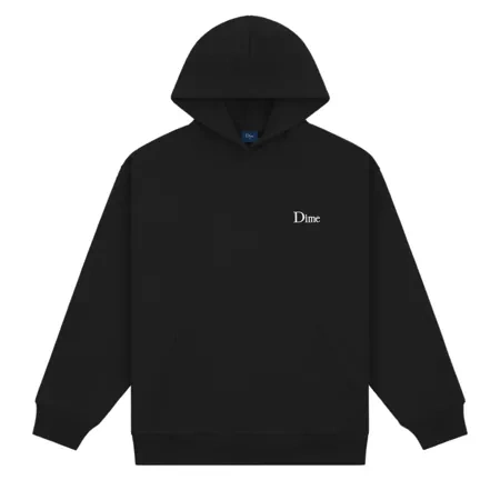 Dime Classic Small Logo Hoodie (Black)