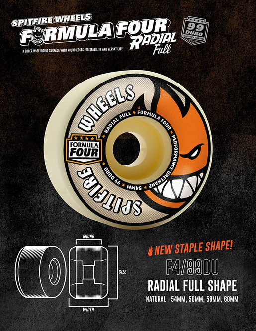 Spitfire Wheels Formula Four Radial Full 99DU