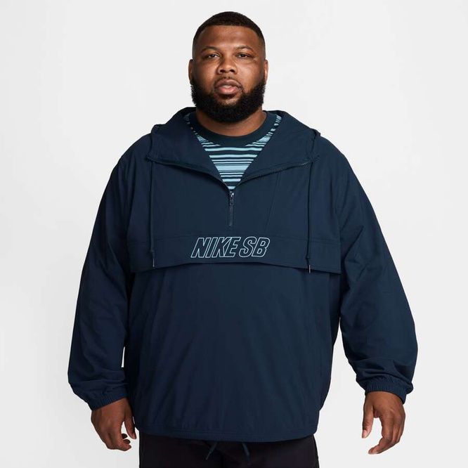 Nike SB Essential Anorak Jacket (Armory Navy / Denim Turq)