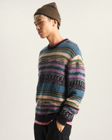 Vans Boyer Crew Sweater (Black / Stargazer)