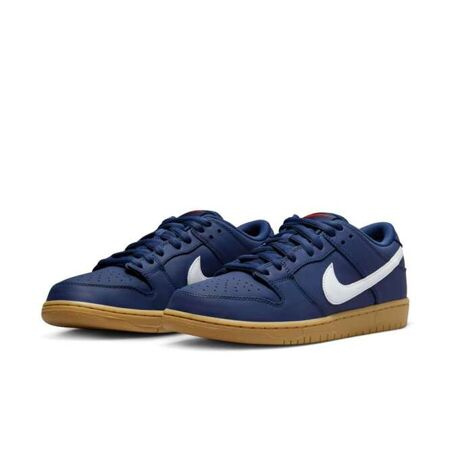 Nike SB Dunk Low Pro ISO (Navy / White / Navy / Gum Light Brown)