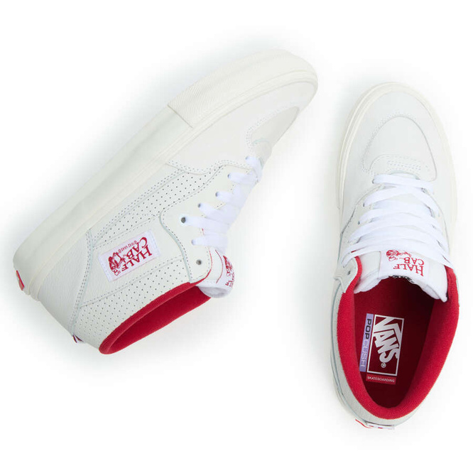 Vans Skate Half Cab (Vintage Sport White / Red)