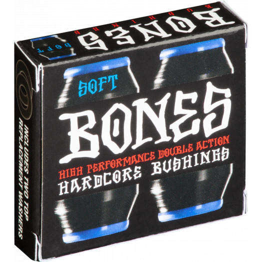 Gumki BONES Hardcore Bushings SOFT (Black / Blue)