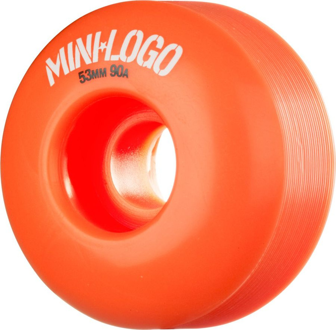 MINI LOGO HYBRID C-CUT ORANGE WHEELS 90A 53 MM