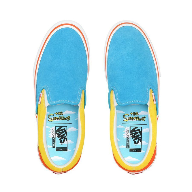 Vans x The Simpsons Slip-On Pro (Blue / Yellow / Red)