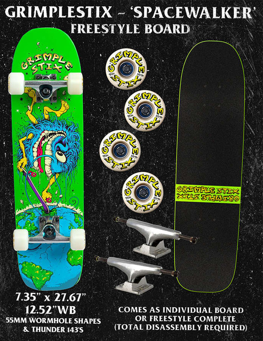 Antihero Skateboards Grimple Spacewalker 7.35" x 27.67"
