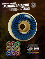 Spitfire Wheels Formula Four Classic (Silver) 99DU 54 mm