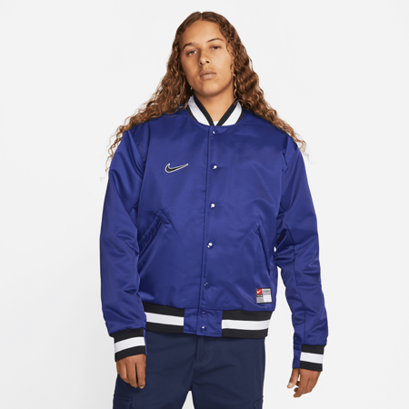 Nike SB x MLB Varsity Skate Jacket (Deep Royal Blue / Black / White)