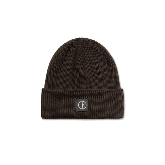 Polar Skate Co. Double Fold Merino Beanie (Brown)