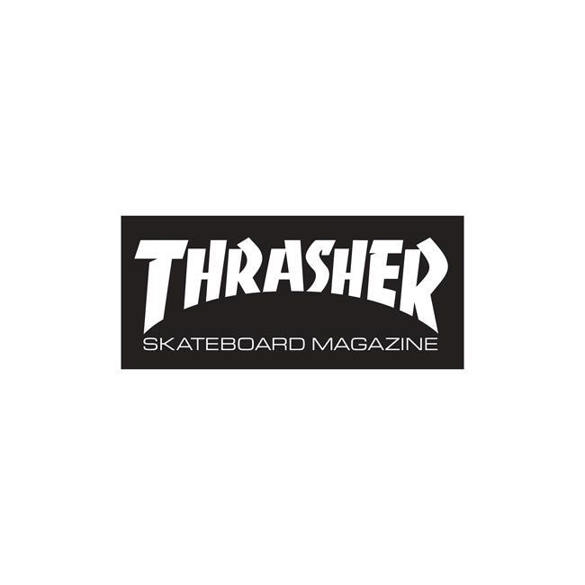 Naklejka Thrasher Skate Mag MEDIUM (Black)