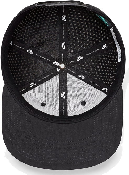 NIKE SB PERFORMANCE TRUCKER HAT Black / White