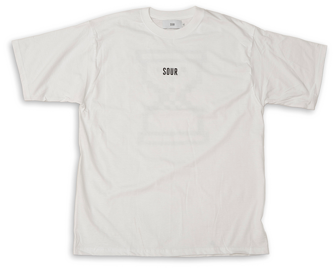 KOSZULKA SOUR SKATEBOARDS HOURGLASS (WHITE)