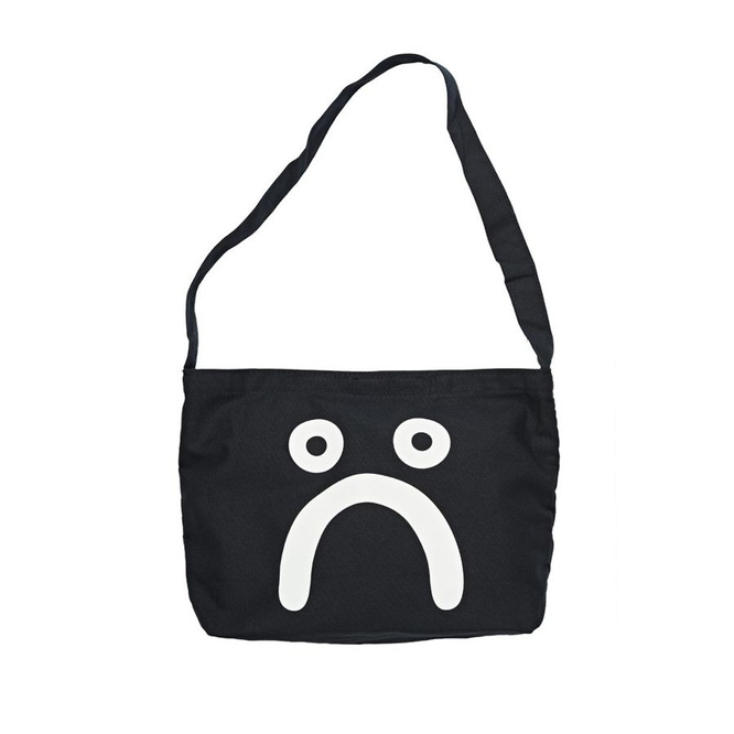 POLAR SKATE CO. BAG HAPPY SAD TOTE BAG (BLACK)