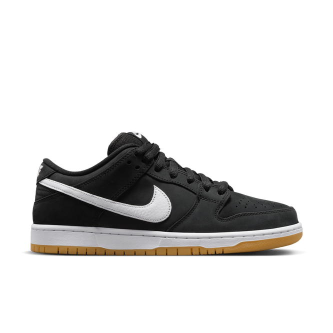 Nike SB Dunk Low Pro ISO (Black / White / Gum Light Brown)