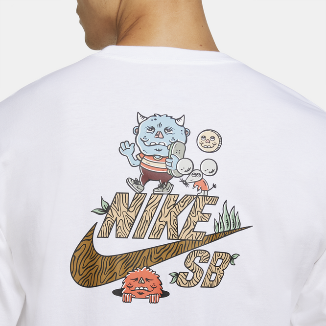 Nike SB Skate Pocket Longsleeve (White / Black)