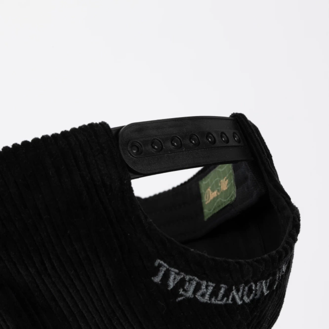 Dime Cord Full Fit Cap (Black)