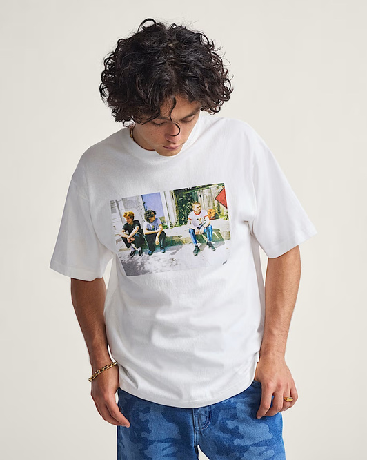 Vans Skate x Atiba Haze Curb Crew Tee (White)