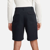 Nike Life Pleated Chino Shorts (Black/White)