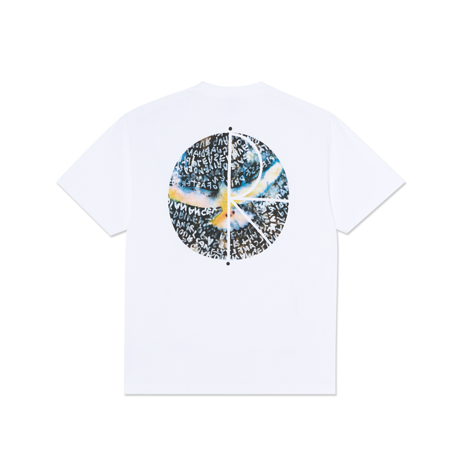 Polar Skate Co. Searching For Peace Fill Logo Tee (White)