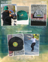 Thunder Trucks Charged Grenade Snapback (Black/Teal/Gold)