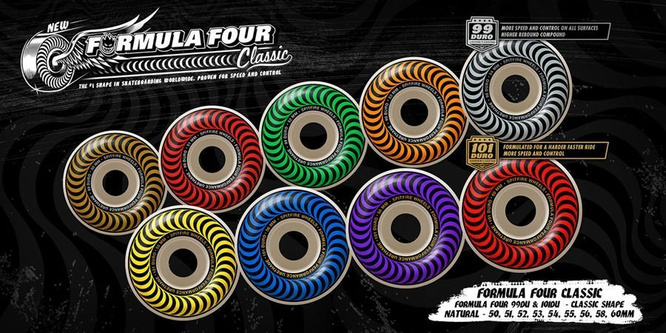 Koła Spitfire Formula Four Classic (Purple) 99DU 58 mm