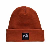 CZAPKA ZIMOWA YOUTH SKATEBOARDS OG LOGO PLAIN BEANIE (ORANGE)