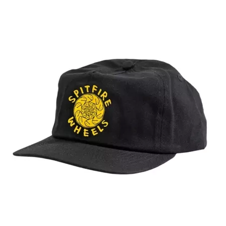 Spitfire x Gonz Shmoo Classic 5 Panel Snapback (Black/Yellow)