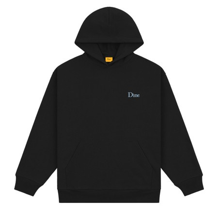 Dime Classic Small Logo Hoodie (Black)