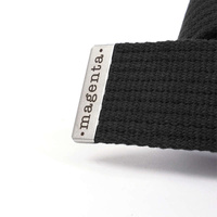 Magenta Buckle Up Belt (Black)