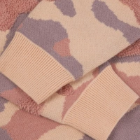 Dime Camo Chenille Knit (Blush)