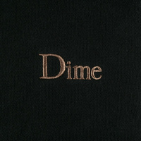 Dime Classic Small Logo T-Shirt (Black)