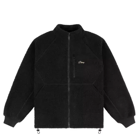 Dime Polar Fleece Sherpa Zip (Black)