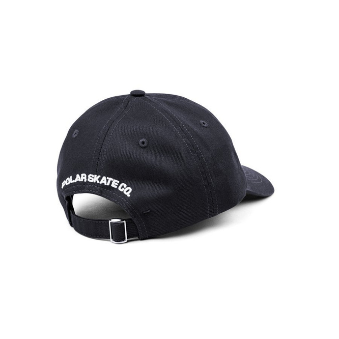 Polar Skate Co. Cap Stroke Logo Cap (Dark Navy)