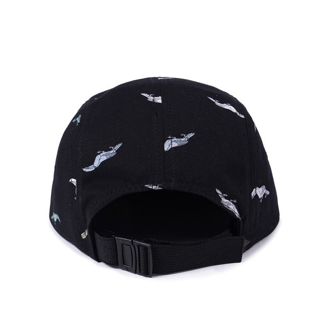 Magenta Flock Cap (Black)