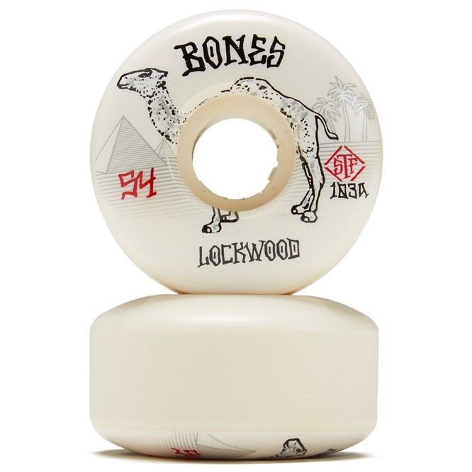 Bones Wheels Pro STF 103A Lockwood Smokin V3 Slim 54 mm wheels