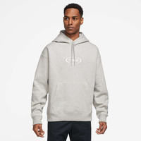 Nike SB Fleece Pullover Skate Hoodie (Grey Heather / White)