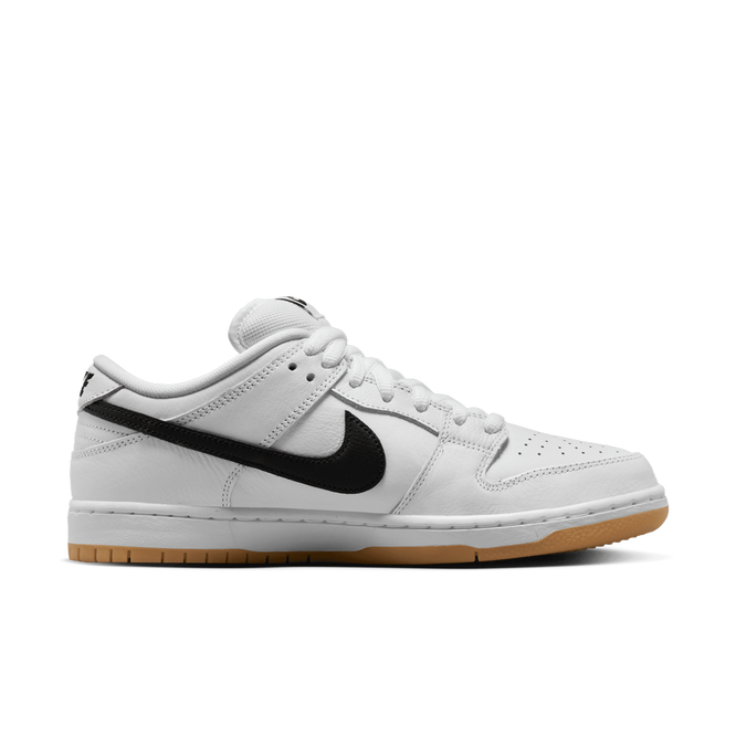 Nike SB Dunk Low Pro ISO (White / Black / Gum Light Brown)