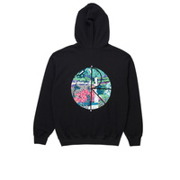 Polar Skate Co. Hoodie Garden Fill Logo Hoodie (Black)