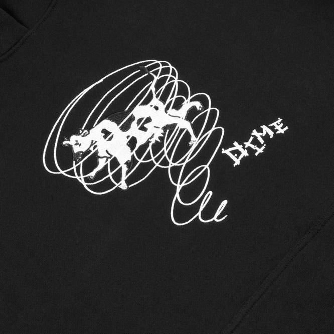 Dime Twister Hoodie (Black)