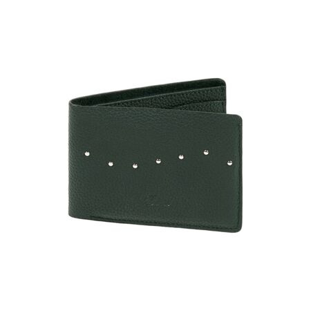 Dime Studded Bifold Wallet (Forest)