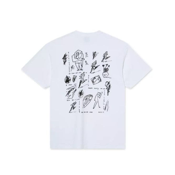 Polar Skate Co. Sad at Times Tee (White)