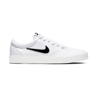 Nike SB Charge Solarsoft Canvas Shoes (White / Black)